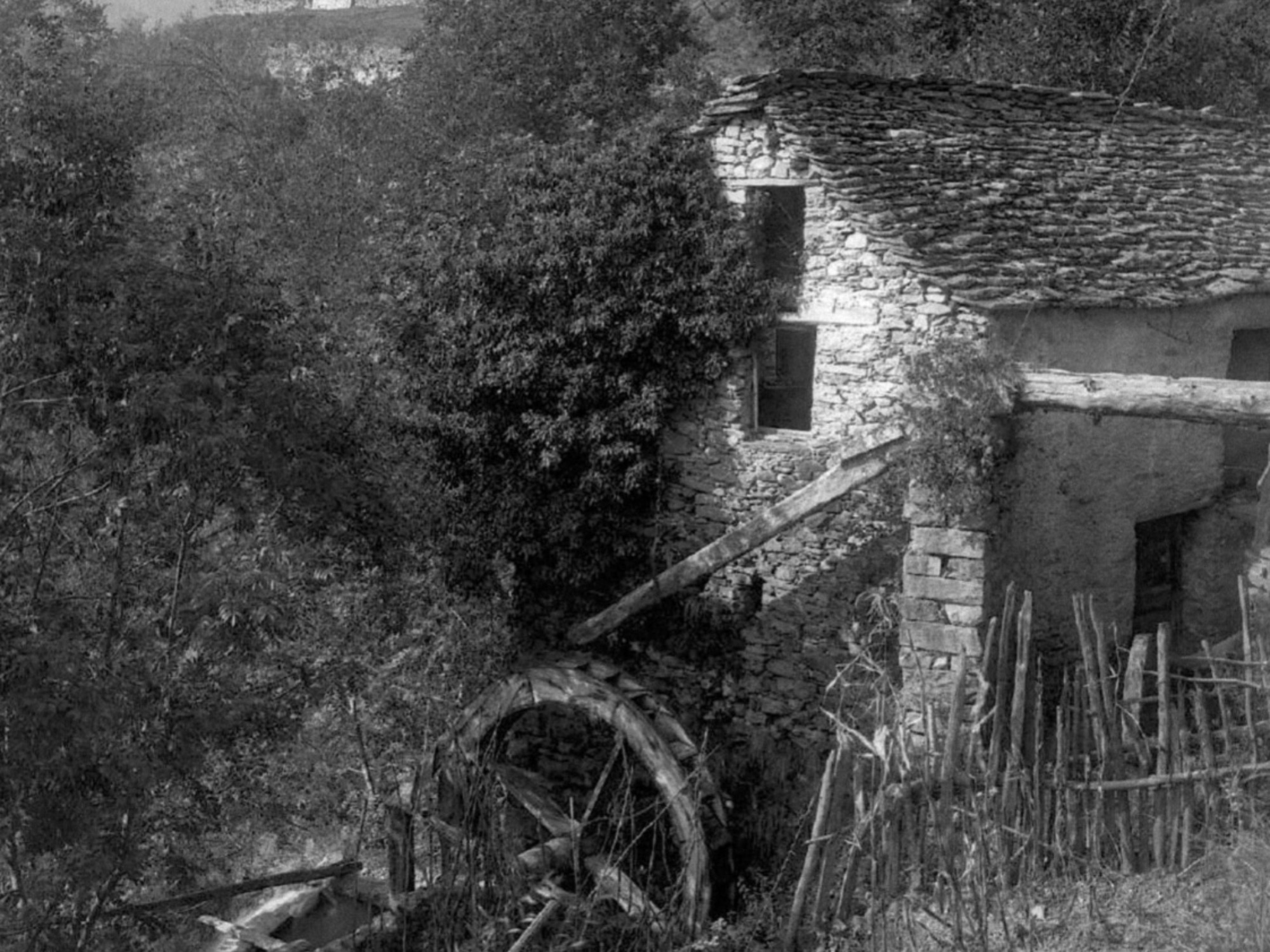 Historic 270-year-old water mill near Loco